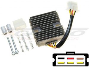 EN500 GPZ500 regulator rectifier CARR151